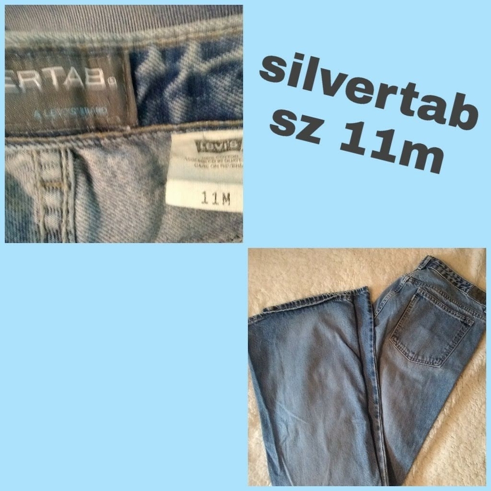 Vintage Boys Silvertab Flare Jeans
